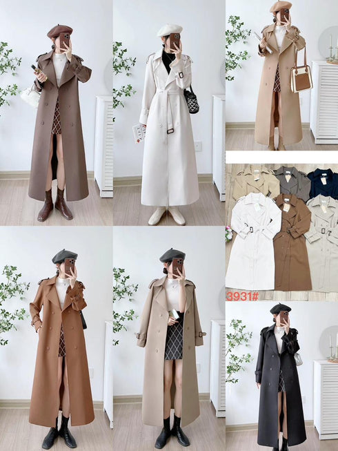 Women Trendy Trench Coat